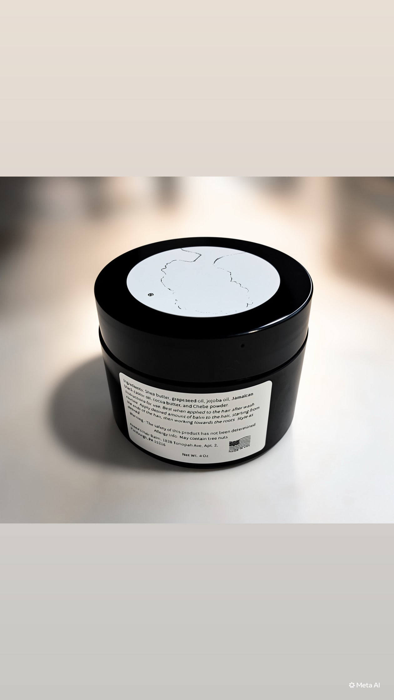 Shea Butter Balm infused with Chebe